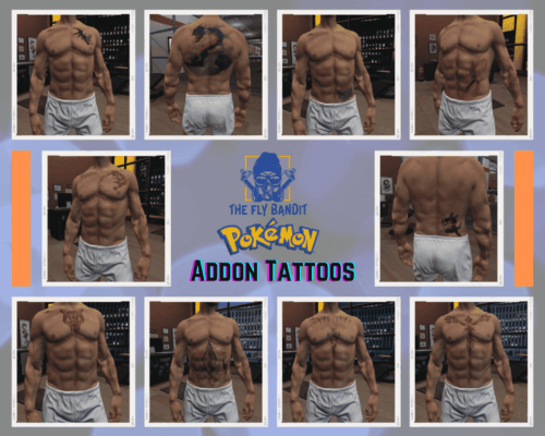 [200] Tattoo Pack for FiveM Servers | Supports qb and esx