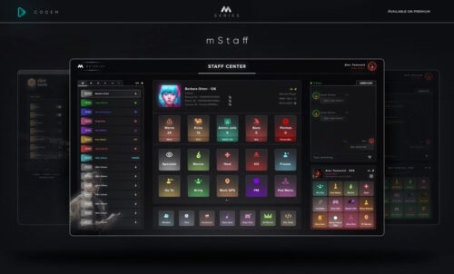 CodeM mStaff - Admin Menu