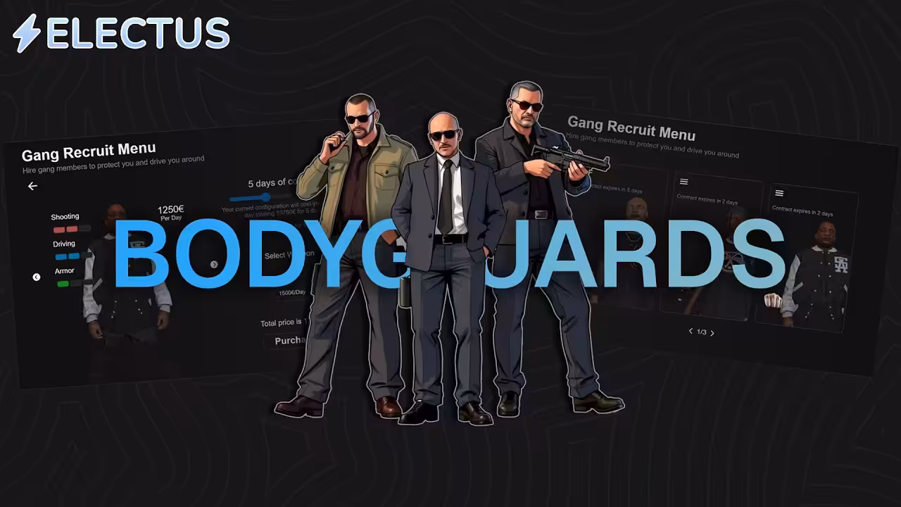 FREE Electus FiveM Bodyguard Script FREE Electus FiveM Bodyguard Script