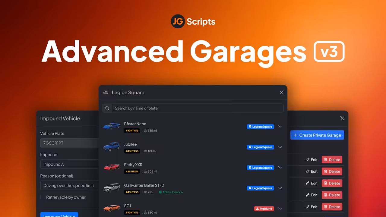 JG Advanced Garages v3 JG Advanced Garages v3