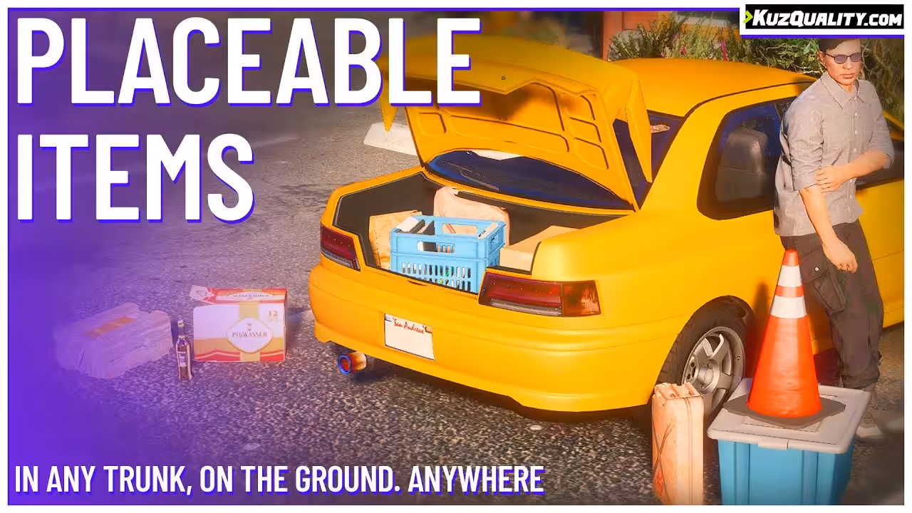 KuzQuality Placeable Throwable Items KuzQuality Placeable/Throwable Items
