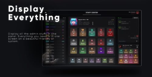 CodeM mStaff - Admin Menu