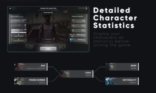 CodeM mMultichar - Free Multi-Character Login Screen