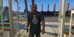 Player walking into a 24/7 convenience store MLO entrance in FiveM
