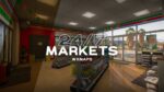 Retail floor of the WXMAPS 24/7 supermarket MLO for FiveM with stocked aisles and glass storefront