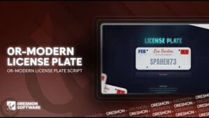 Tebex Vehicle Plate Customizer
